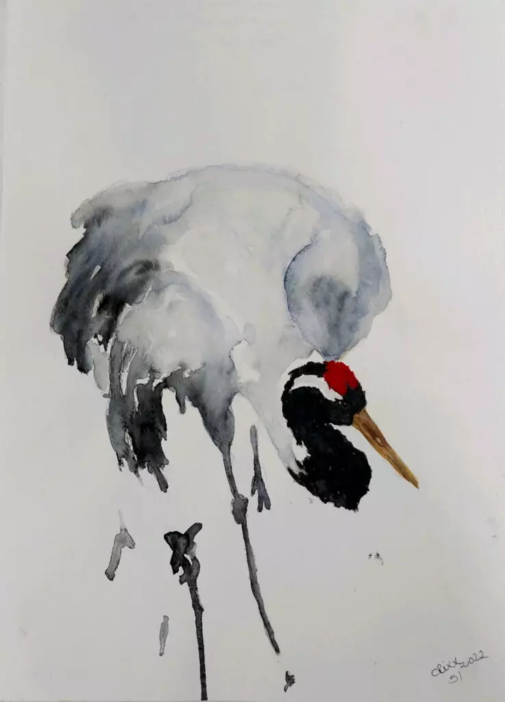 Japanese crane
