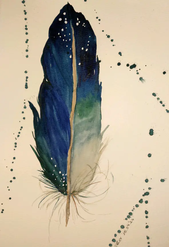 Blue Feather