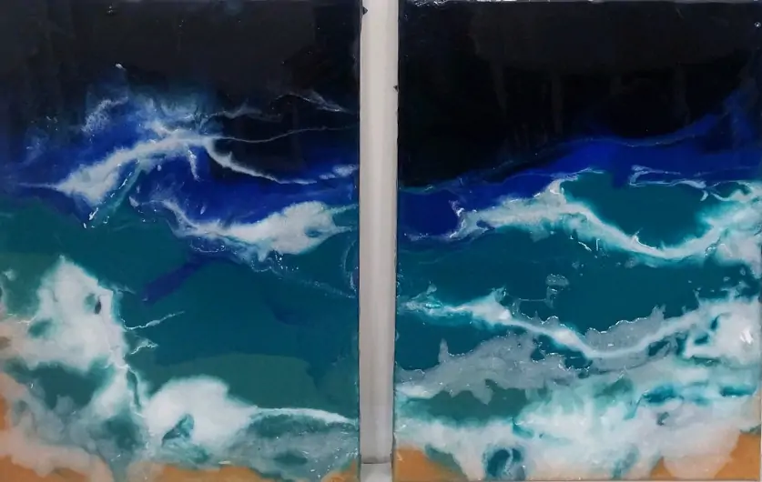 Deep sea, resin art